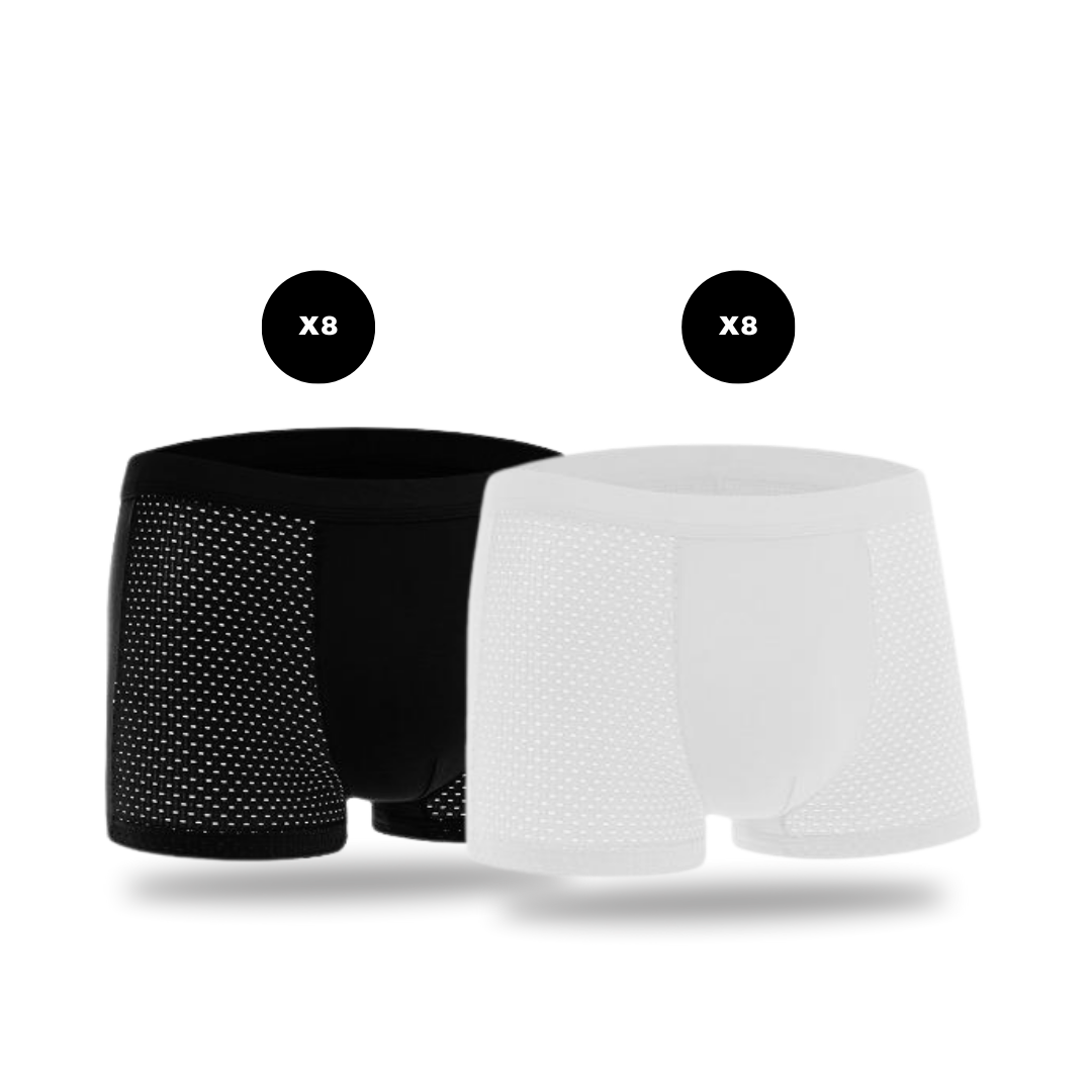BAMBUSFIBER BOXERSHORTS | BAMBOOWEAR 16-PAK
