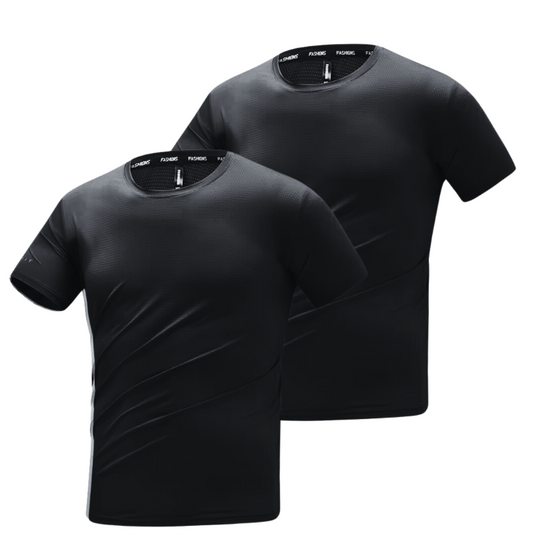 BAMBUSFIBER T-SHIRT | TRÆNINGSTRØJE 2-PAK SORT
