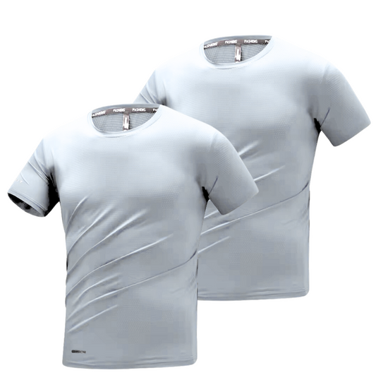 BAMBUSFIBER T-SHIRT | TRÆNINGSTRØJE 2-PAK HVID