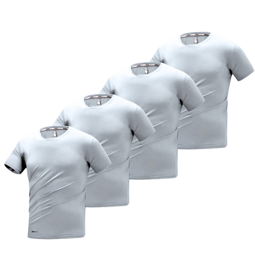BAMBUSFIBER T-SHIRT | TRÆNINGSTRØJE 4-PAK HVID