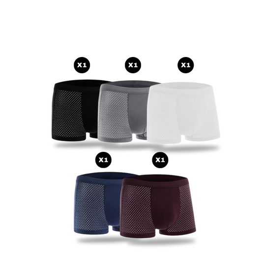 BAMBUSFIBER BOXERSHORTS | BAMBOOWEAR 5-PAK