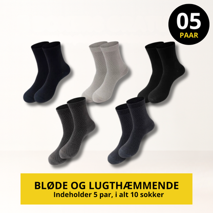 ÅNDBART STRØMPESÆT | ANKELHØJDE | 5-PAK